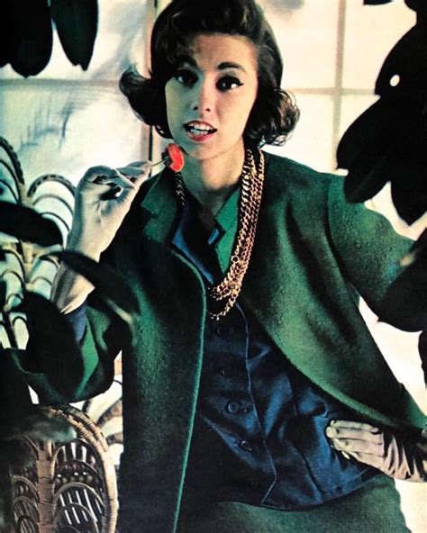 •green Suit Guy Laroche Photo Yurek Marie Claire France March 1961•