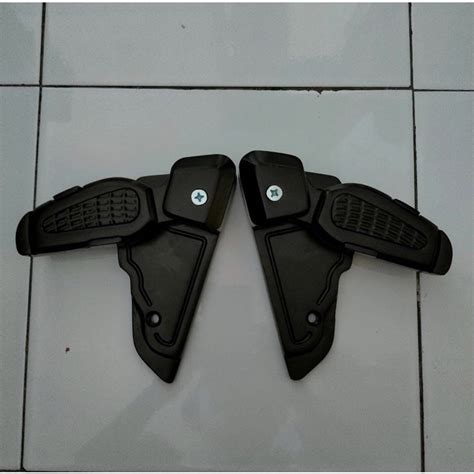 Jual Footstep Foot Step Pijakan Kaki Vkustom Black Vespa Sprint