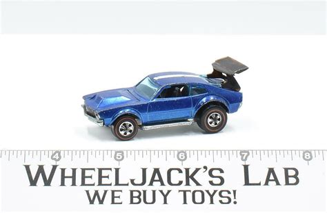 Mighty Maverick Blue Redline Hot Wheels Mattel Vintage Rl Wheeljack S Lab