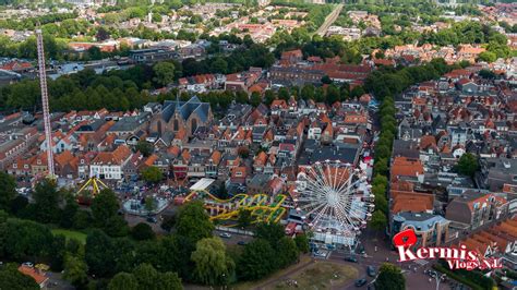 Dronefotos Kermis Hoorn 2022 Kermisvlogsnl