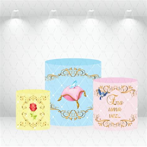 Capas Cilindros So Frente Princesas Produtos Elo