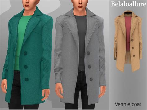 Belal S Belaloallure Vennie Coat Coat Sims Clothing Sims