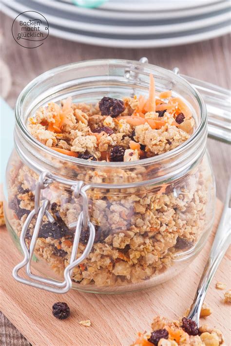 Veganes Granola Knusperm Sli Backen Macht Gl Cklich