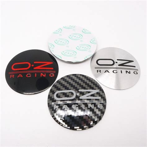 4pcs 55mm OZ Racing Wheel Center Cap Sticker Rims Hub Cover Logo Emblem