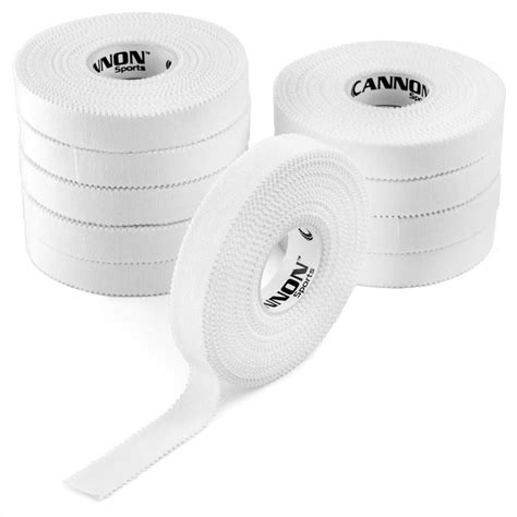 Cannon Sports Athletic Finger Tape 10 Pack 45 Feet Extra Strong Whi