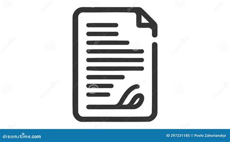 Legal Documents Icon Legal Documents Symbol Template For Graphic And