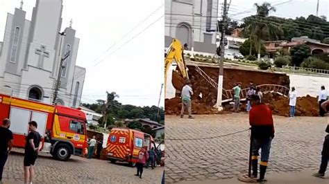 Trabalhador morre soterrado em obra defronte à igreja matriz de Anita