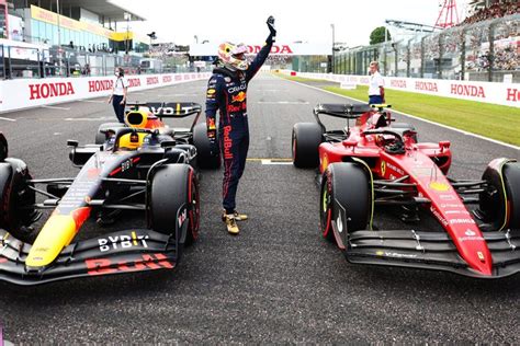 Verstappen Beats Leclerc To Take His First Pole Position In Japan Gp