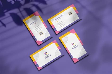 Colourful Purple Business Card | Design Shack