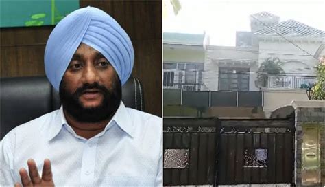 Punjab Ed Raids Aap Mla Kulwant Singhs Mohali Premises In Drugs