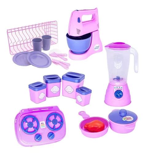 Kit Cozinha Menina Brinquedo Fog O Panela Liquidificador P Mercadolivre