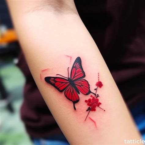 Red Butterfly Tattoo Meaning and Symbolism - Tatticle