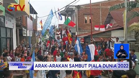 Kemeriahan Arak Arakan Di Polewali Mandar Sambut Piala Dunia 2022