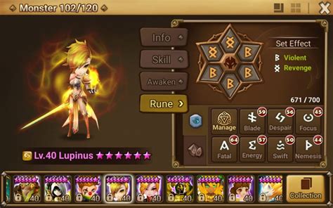 Building These Units Lupinus Summoners War Sky Arena