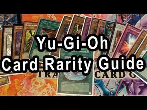 Yu Gi Oh Card Rarities Explained