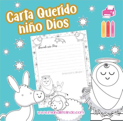 Carta Querido Ni O Dios Mandilito Lindo