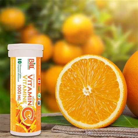 Bill Natural Sources® Vitamin C Effervescent 1000mg 10 Tablets Shing Hing Food