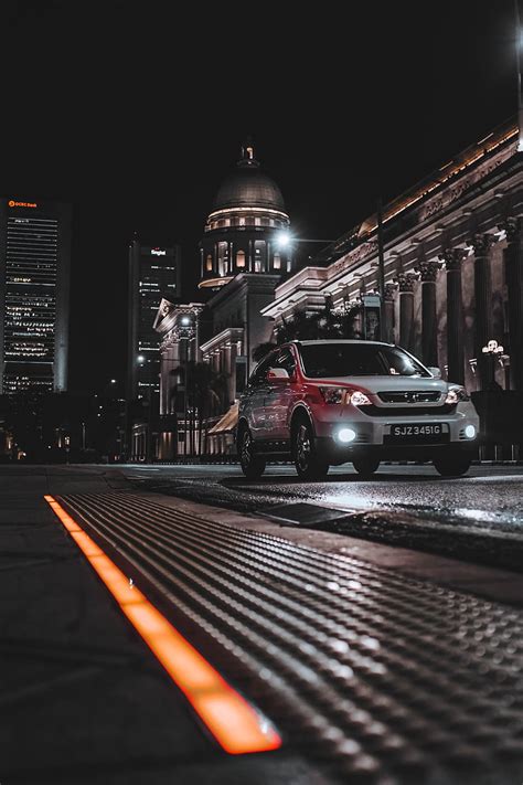 Honda Night Cars Car Street Honda Cr V Hd Phone Wallpaper Pxfuel