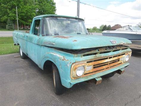 1962 Ford F100 Unicab Pickup Vin F10ck243619 Vehicle Has Been In An