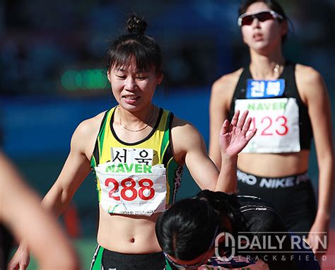 여자 일반부 400m 허들 우승 주인공은 Sh서울주택도시공사 손경미제103회 울산체전 육상