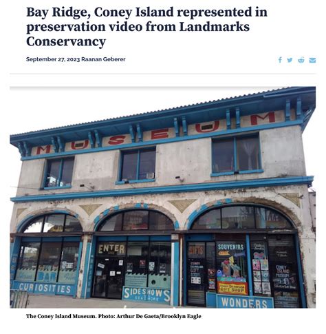 “I Am Preservation” — Coney Island Museum