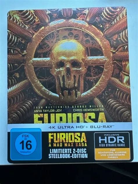 FURIOSA A MAD Max Saga Limited Steelbook 4k ULTRA HD BLU RAY Wie