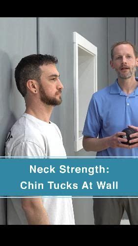 How To Do Chin Tucks Exercise Correctly Video Fix Fwd Head Position