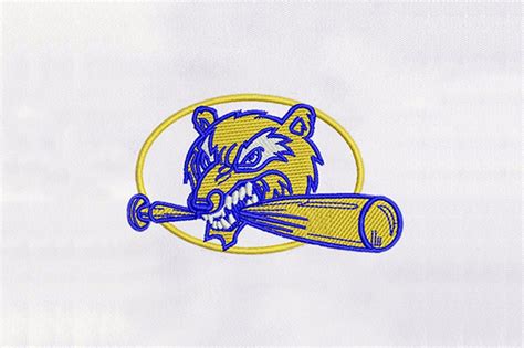 Animal with Baseball · Creative Fabrica