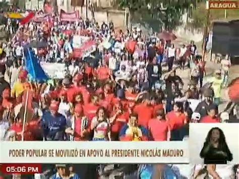 Aragua Pueblo Del Mcpio Ezequiel Zamora March Para Ratificar Su