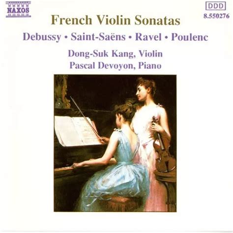 DEBUSSY SAINT SAËNS RAVEL Poulenc French Violin Sonatas CD JR5 No