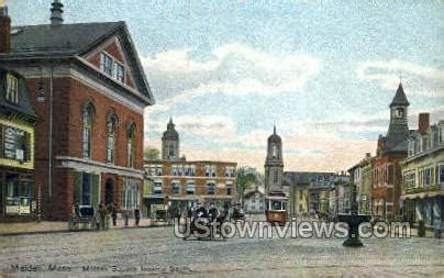 Malden Square - Massachusetts MA Postcard Malden Square - Massachusetts ...