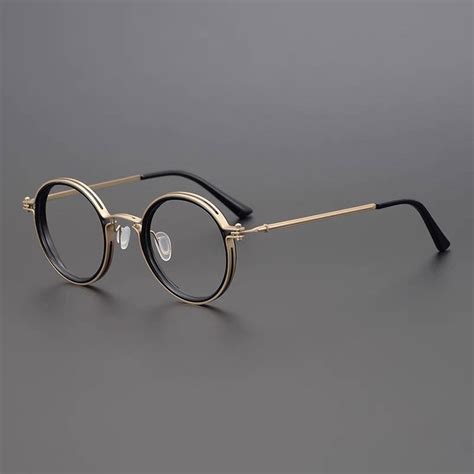 Kay Retro Round Optical Metal Glasses Frame – Fomoloo