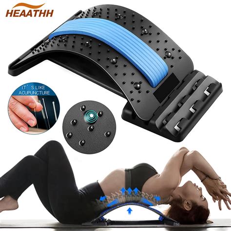 Adjustable Back Stretcher Waist Back Cracking Device Back Cracker 4