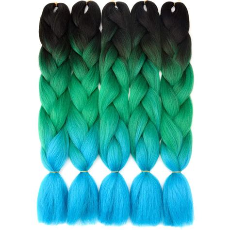 Vckovcko Ombre Jumbo Braiding Hair Extensions