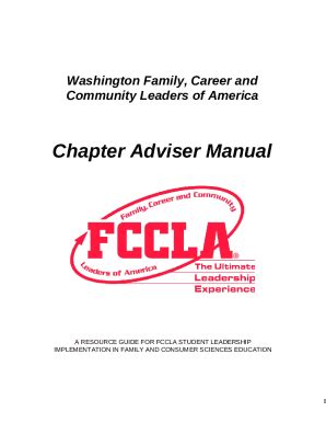 All States Have Active Fccla Chapters Doc Template Pdffiller