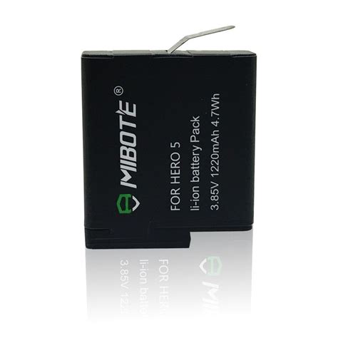 Mibote Rechargeable Battery For Gopro Hero Hero Black Compatible