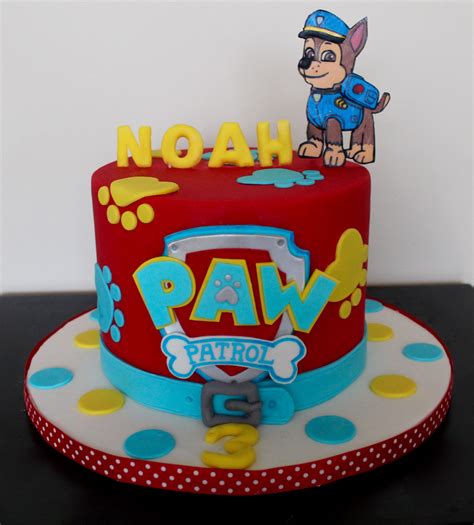 Paw Patrol birthday cake