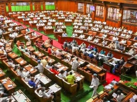 Karnataka Assembly Session Ten Bjp Mlas Suspended For Throwing Paper At