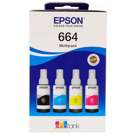 Набор картриджей Epson 664 BK/C/M/Y - купить по лучшей цене в Алматы ...