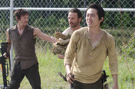 Steven Yeun Norman Reedus Andrew Lincoln