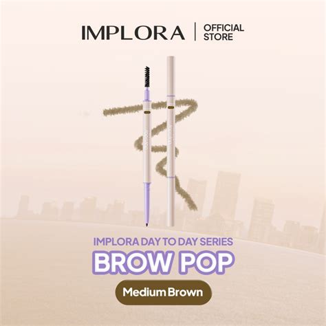 Implora Day To Day Series Brow Pop Medium Brown