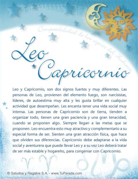 Leo Y Capricornio Aries Y Capricornio Piscis Y Capricornio