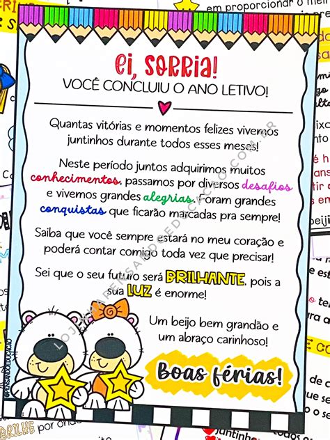 Mensagem De Encerramento Do Ano Letivo - 5