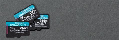Karta pamięci microSD Kingston Canvas Go Plus microSDXC C10 UHS-I 256GB ...