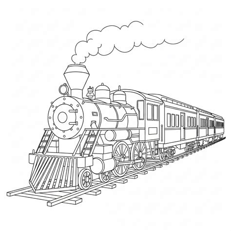 Trem Para Colorir E Imprimir - 16 Desenhos de Trem para Colorir e Imprimir