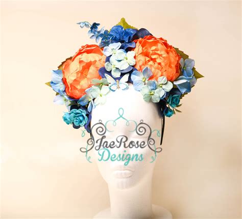 Day of the Dead/flower Crown/flower Headband/floral Headpiece/dia De ...