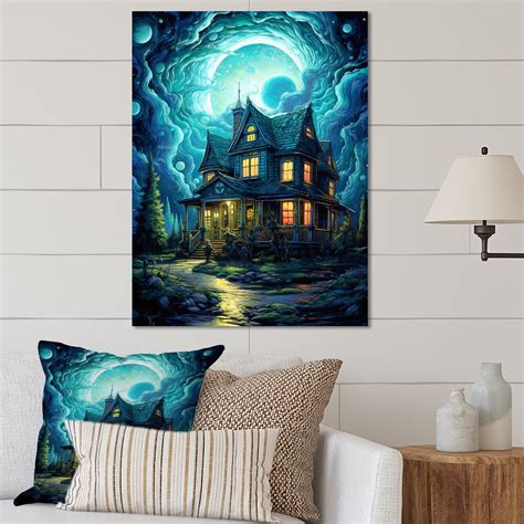 Designart Castle S Night Watch Ii Castles Metal Art Print