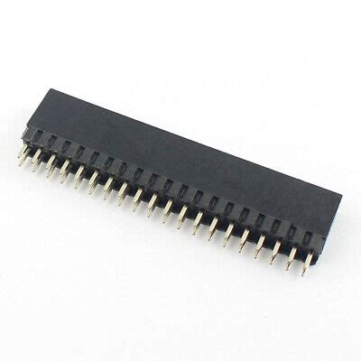 Pcs Mm Pitch X Pin Pin Female Double Row Header Strip Pc