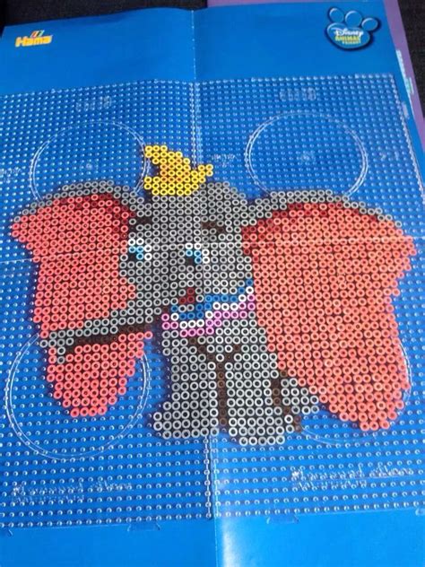 Dumbo Disney Hama Beads Design Pearl Beads Pattern Pearler Bead