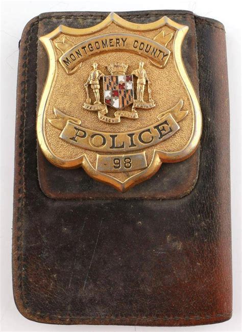 Obsolete Montgomery County Md. Police Badge Auction